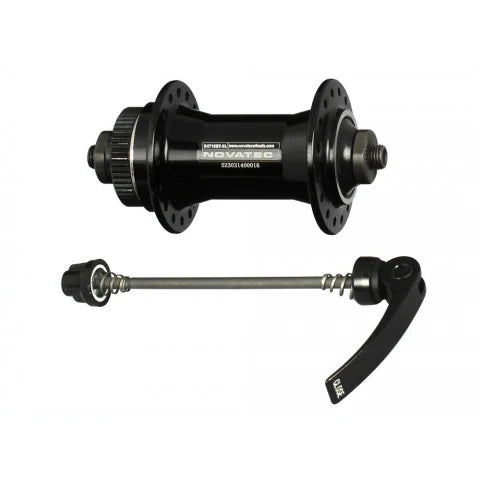 Front hub NT D471SBT-CL 32H 9x100 disc bearing through axle