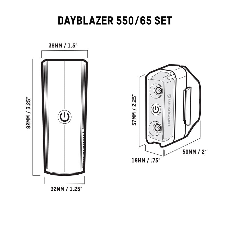 Фар+стоп Blackburn Dayblazer 550/Dayblazer 65 - 7